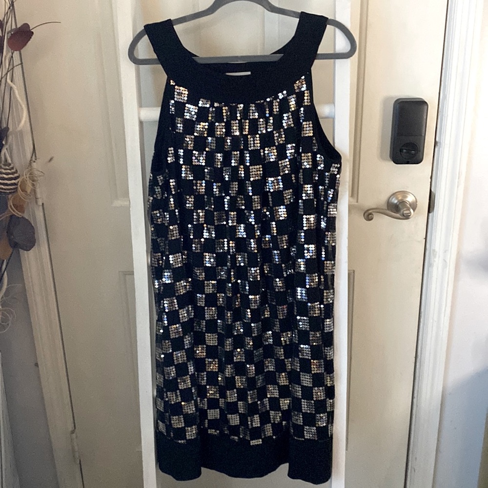 Fashion Bug Size:18 black & silver dress